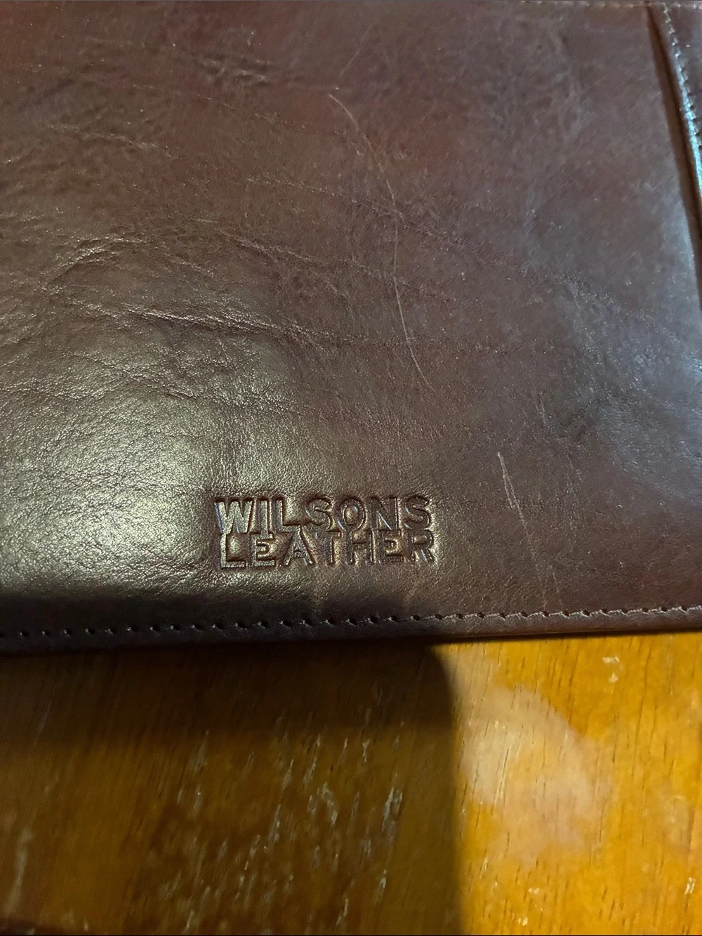 Wilson Leather photo album - Brown